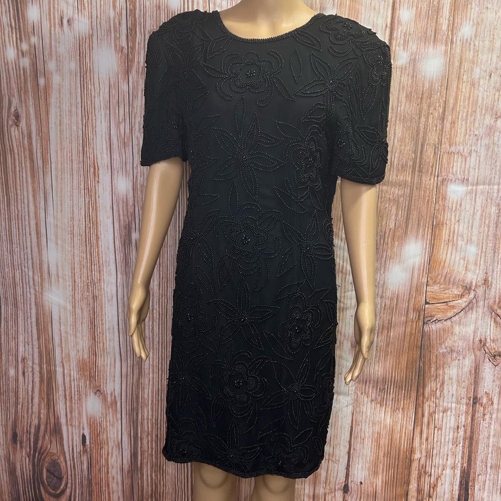 Stenay‎ Vintage Beaded Silk Dress